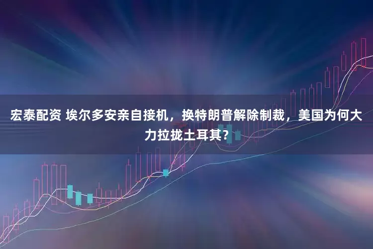 宏泰配资 埃尔多安亲自接机，换特朗普解除制裁，美国为何大力拉拢土耳其？